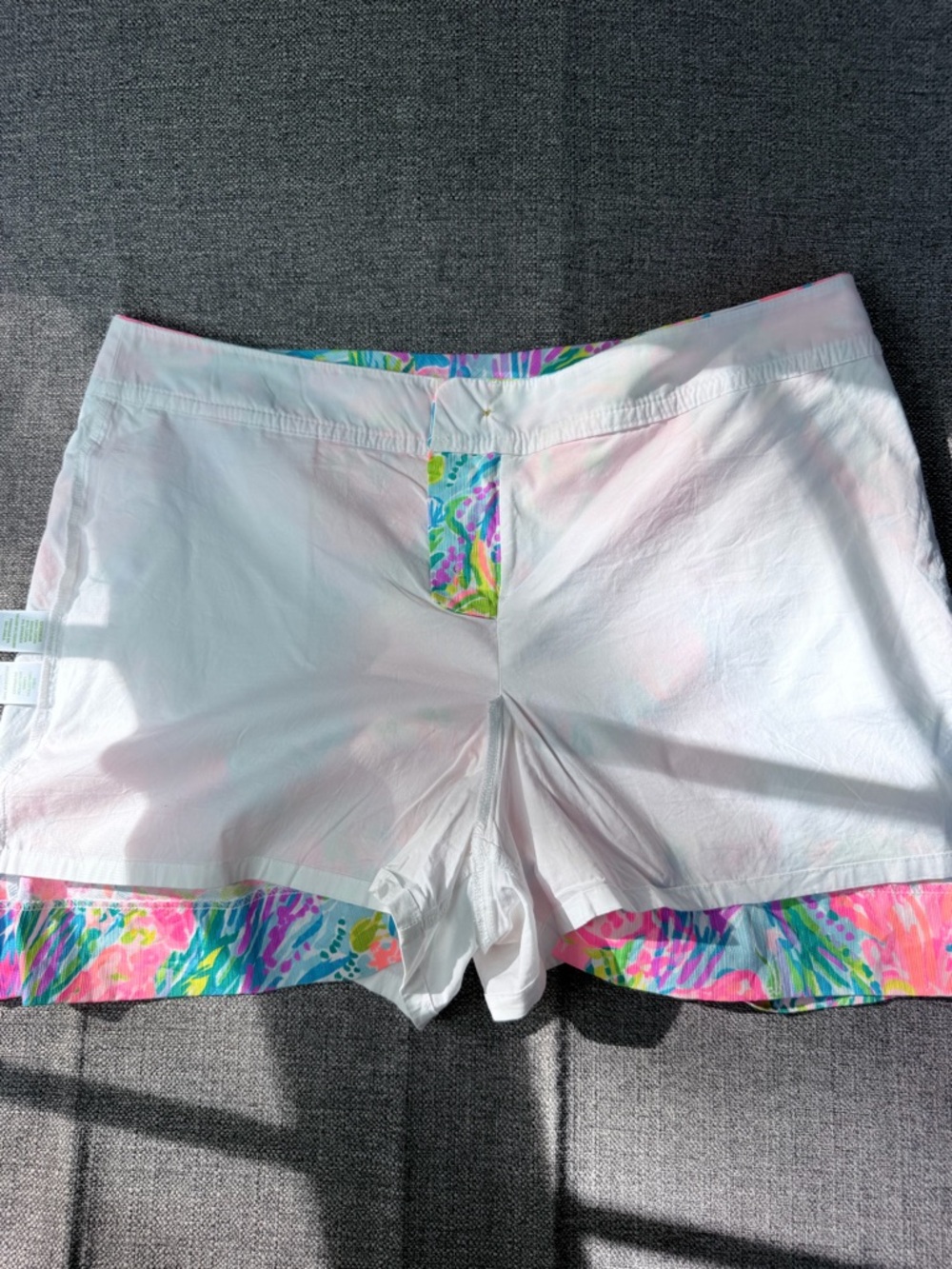 Lilly Pulitzer Multicolor Floral Pink Blue Green Button Detail - Picture 7 of 12